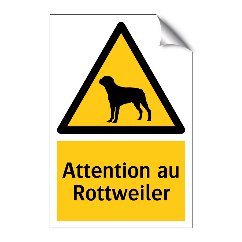 Attention au Rottweiler