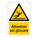 Attention sol glissant
