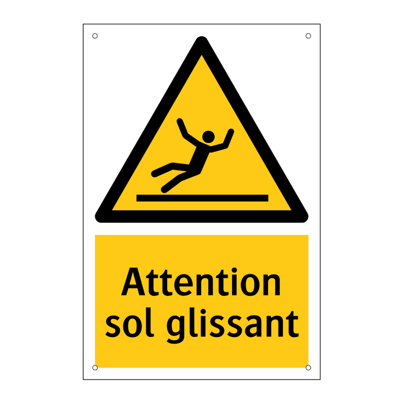 Attention sol glissant