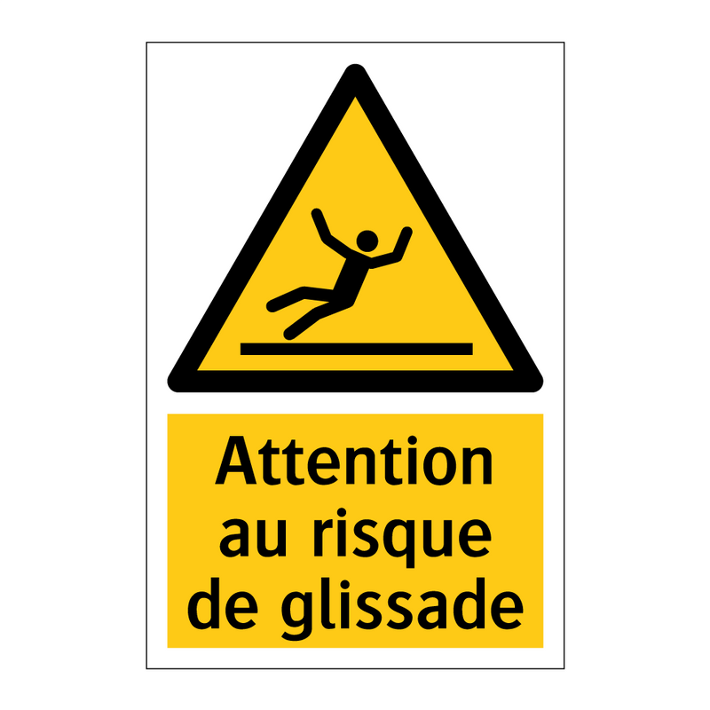 Attention au risque de glissade