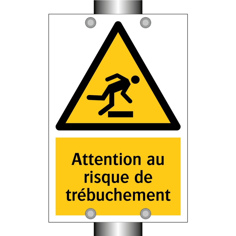 Attention au risque de trébuchement