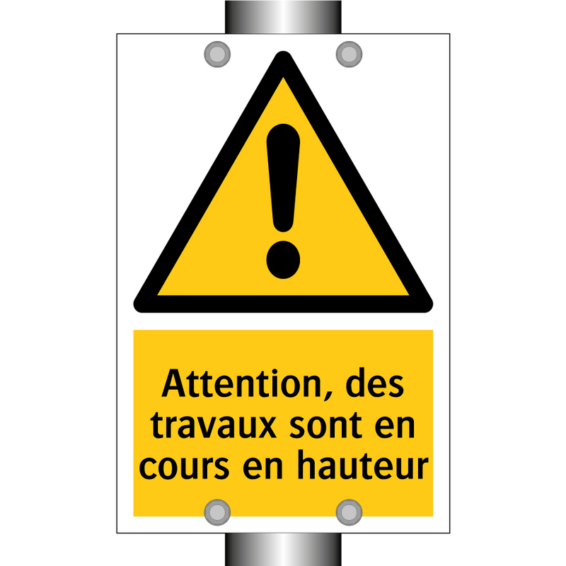 Attention, des travaux sont en cours en hauteur