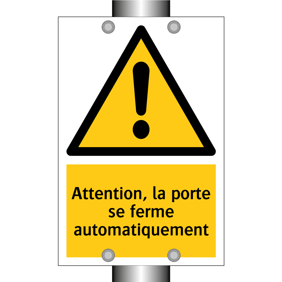 Attention, la porte se ferme automatiquement