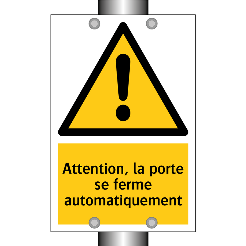 Attention, la porte se ferme automatiquement