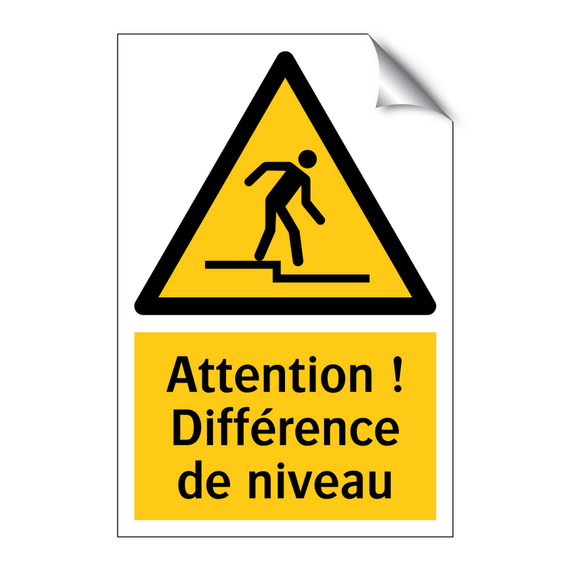 Attention ! Différence de niveau