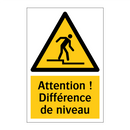 Attention ! Différence de niveau