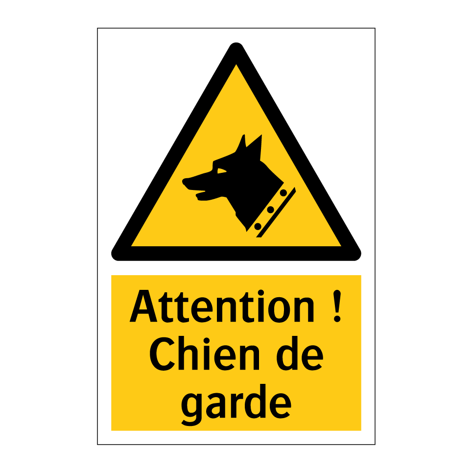 Attention ! Chien de garde
