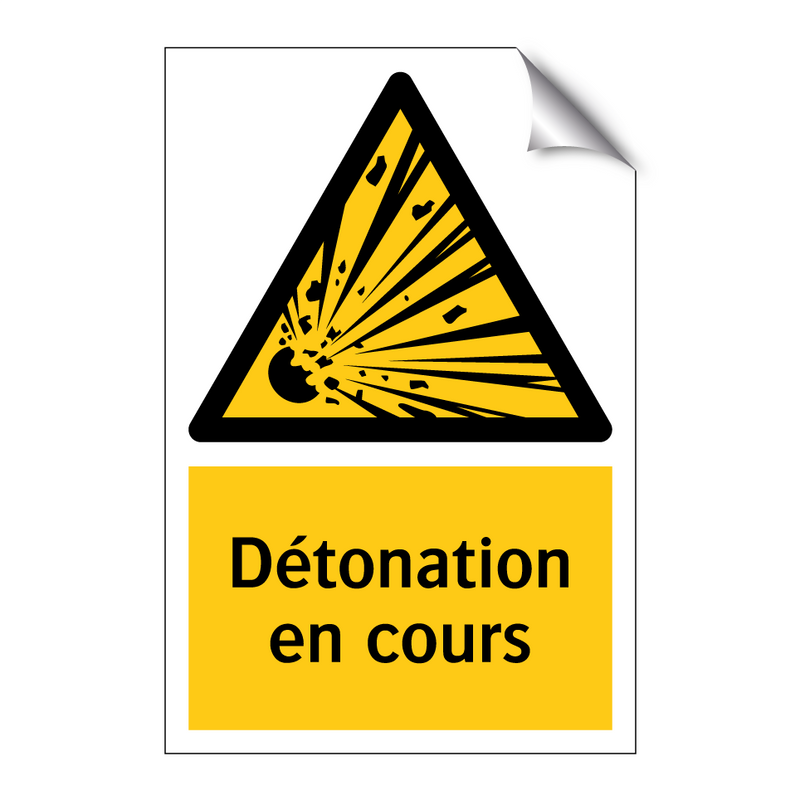 Détonation en cours