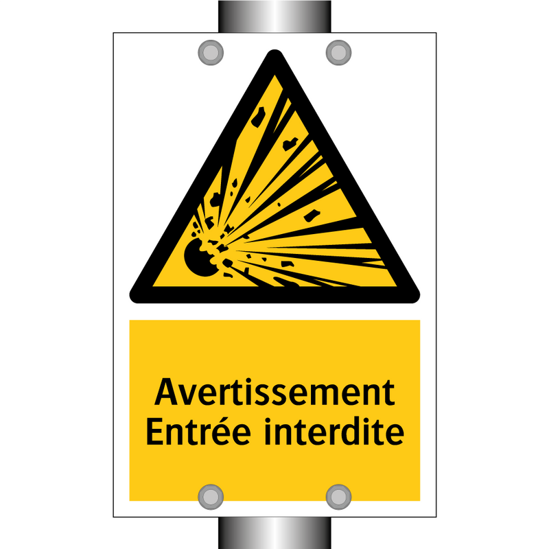 Avertissement Entrée interdite