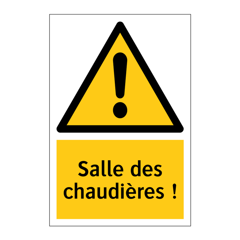 Salle des chaudières !