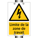 Limite de la zone de travail
