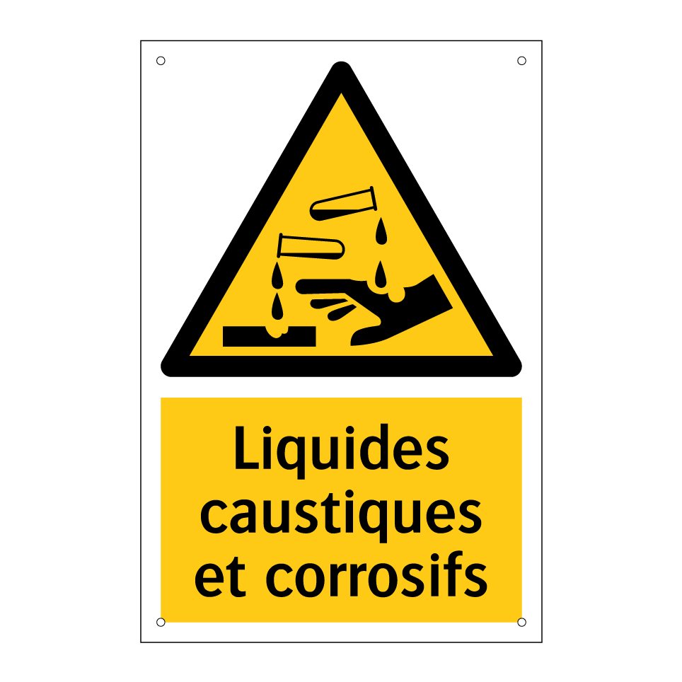Liquides caustiques et corrosifs