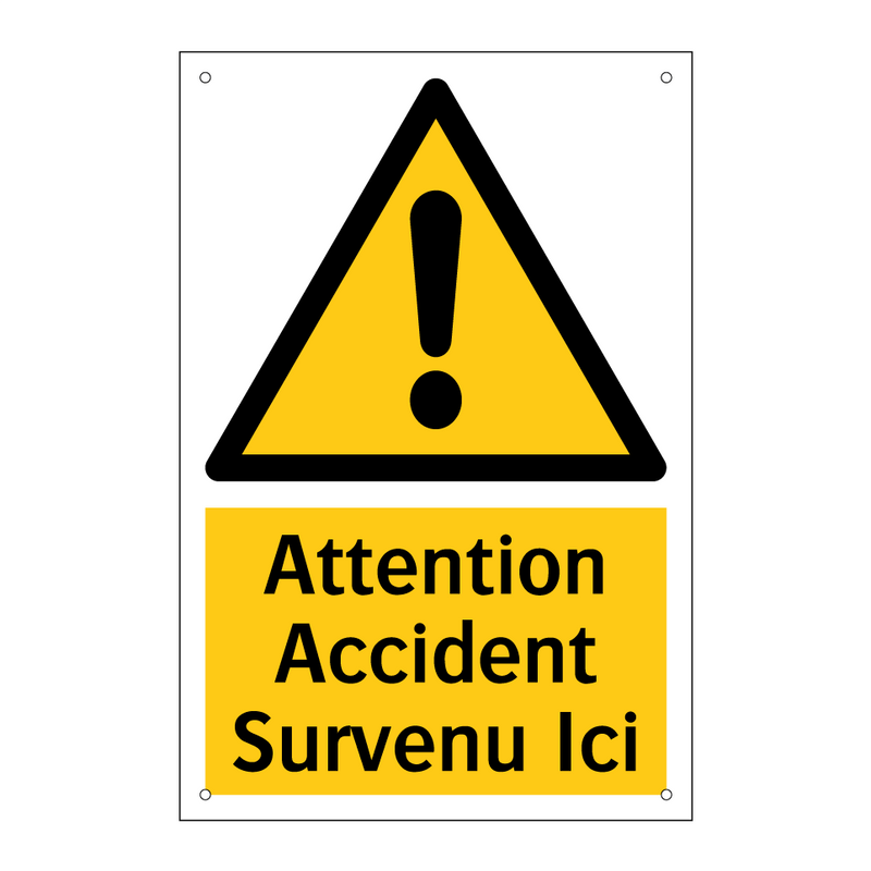 Attention Accident Survenu Ici