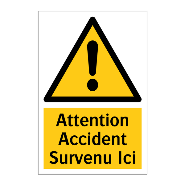 Attention Accident Survenu Ici