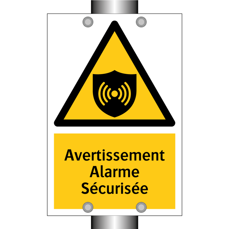 Avertissement Alarme Sécurisée