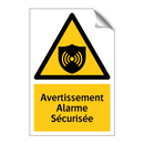 Avertissement Alarme Sécurisée