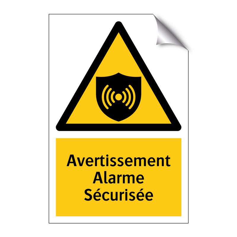 Avertissement Alarme Sécurisée