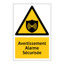 Avertissement Alarme Sécurisée