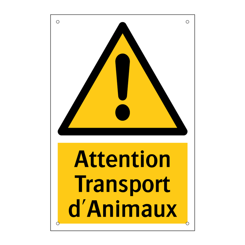 Attention Transport d'Animaux