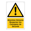 Attention Amiante Respectez les Consignes de Sécurité