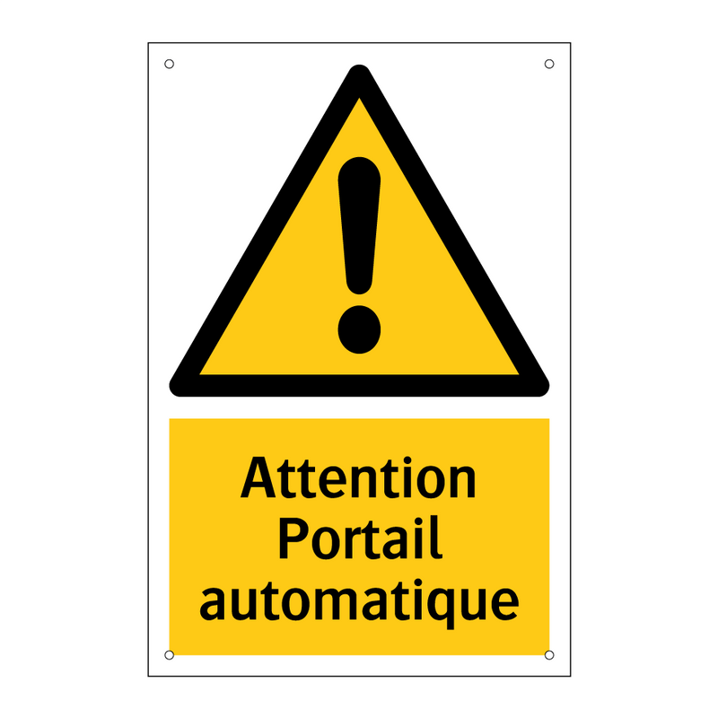 Attention Portail automatique