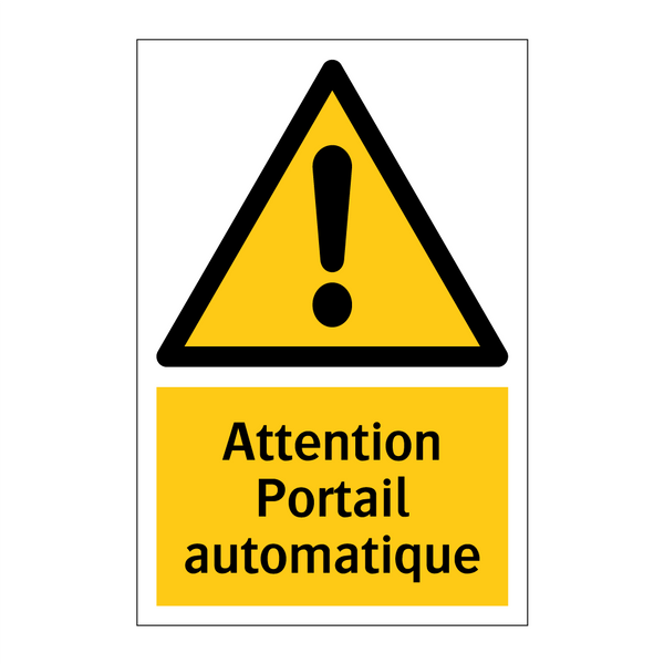 Attention Portail automatique