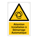 Attention Installation à Démarrage Automatique