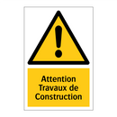 Attention Travaux de Construction