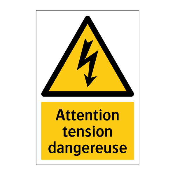 Attention tension dangereuse