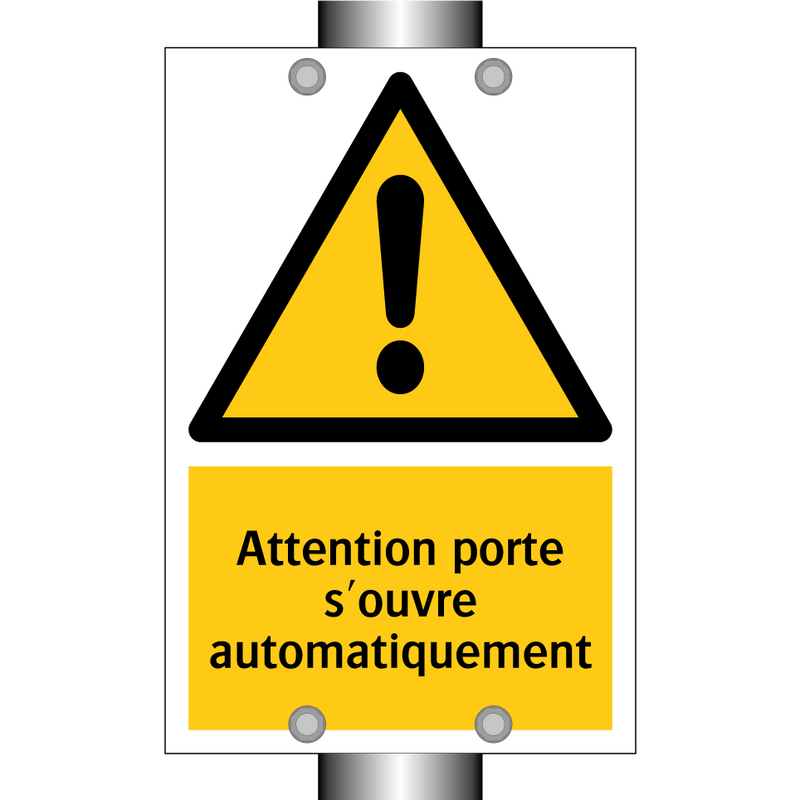 Attention porte s'ouvre automatiquement
