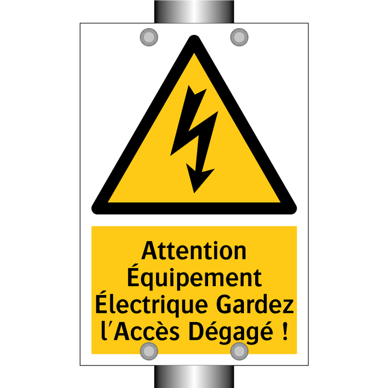 Attention Équipement Électrique Gardez l'Accès Dégagé !
