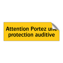 Attention Portez une protection auditive