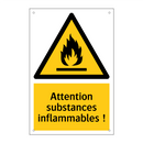 Attention substances inflammables !