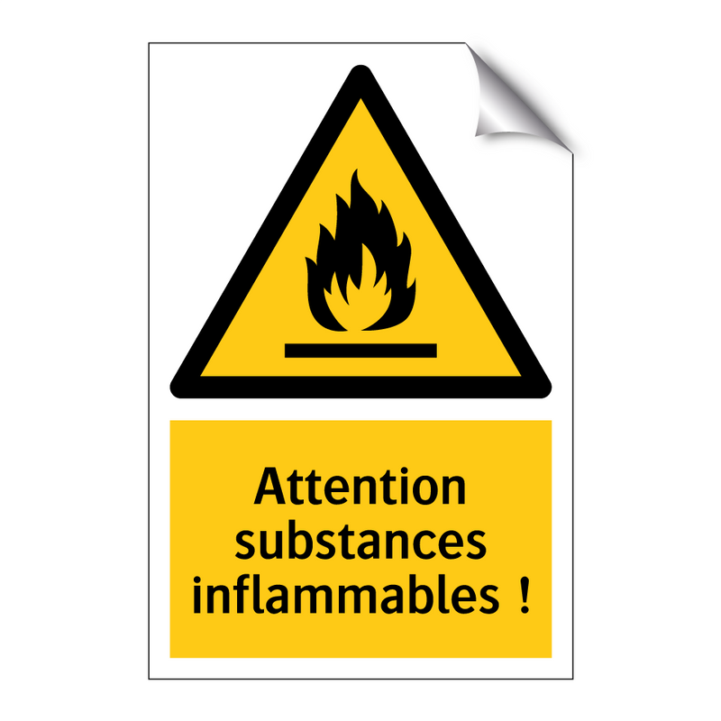 Attention substances inflammables !