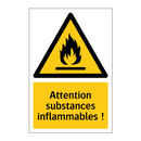 Attention substances inflammables !