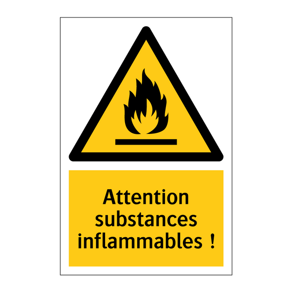 Attention substances inflammables !