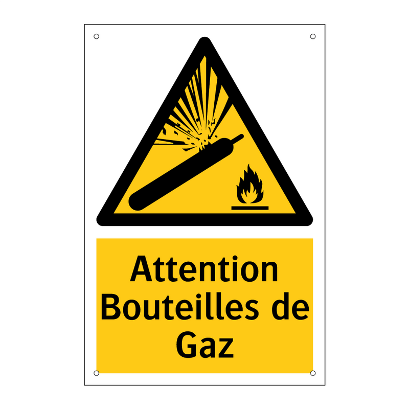 Attention Bouteilles de Gaz