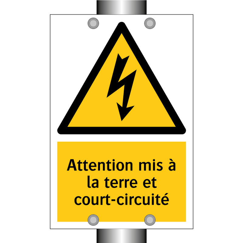 Attention mis à la terre et court-circuité