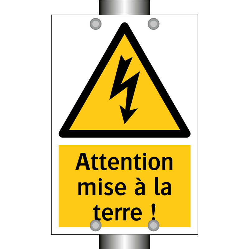 Attention mise à la terre !