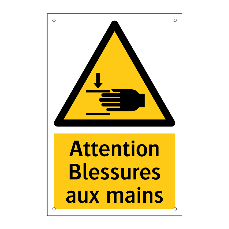 Attention Blessures aux mains