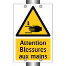Attention Blessures aux mains