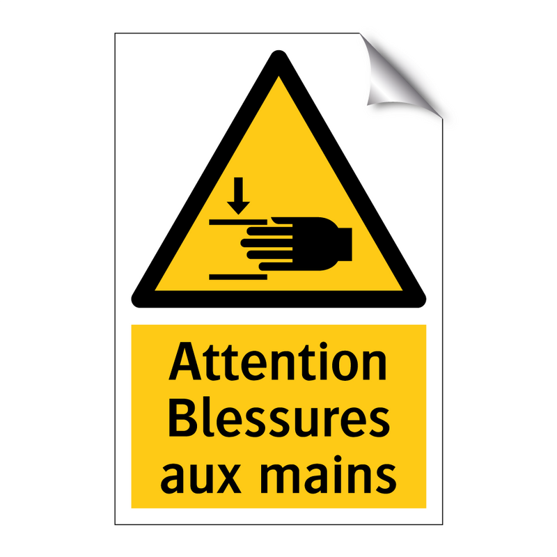 Attention Blessures aux mains