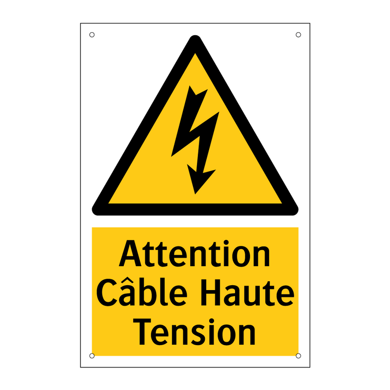 Attention Câble Haute Tension