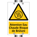 Attention Eau Chaude Risque de Brûlure