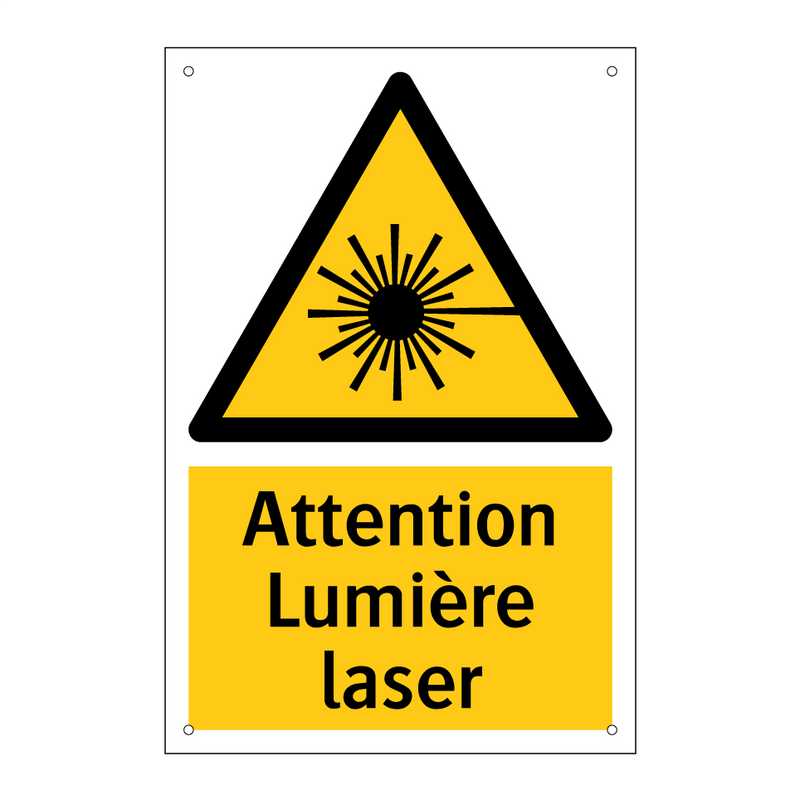 Attention Lumière laser