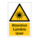 Attention Lumière laser