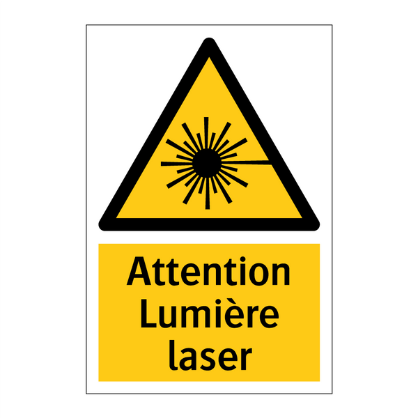 Attention Lumière laser