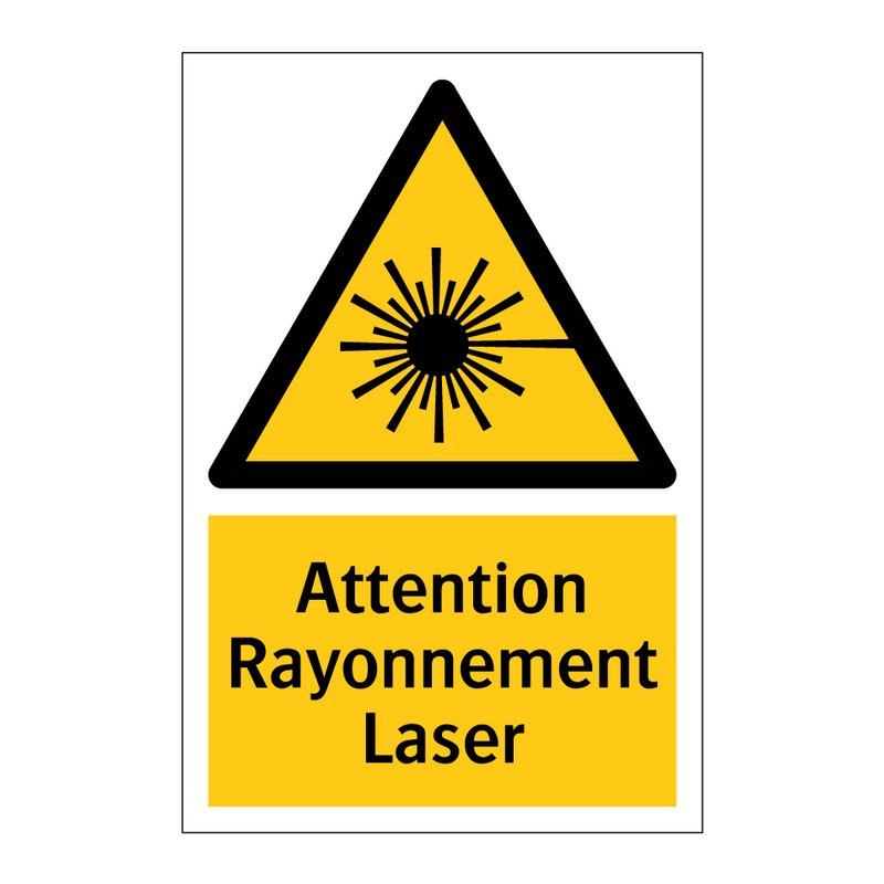 Attention Rayonnement Laser