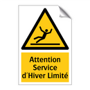 Attention Service d'Hiver Limité