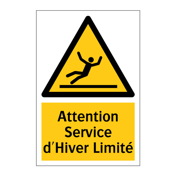 Attention Service d'Hiver Limité